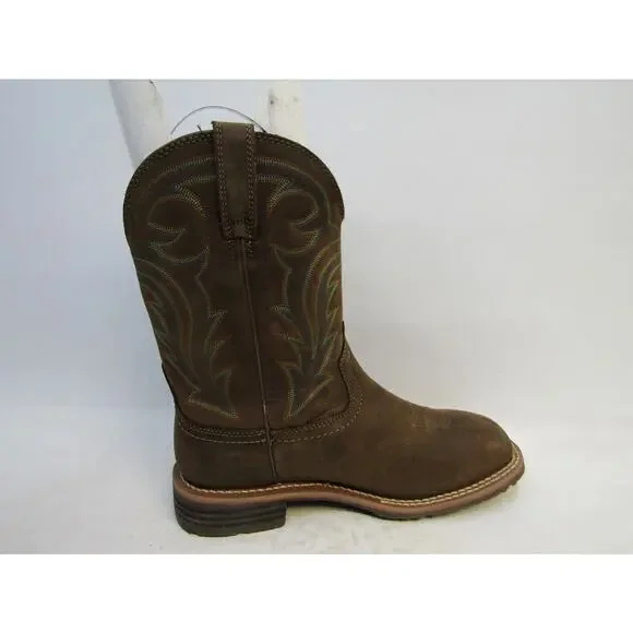 Ariat Hybrid Rancher H20 Mens Size 11 EE Brown Leather Waterproof Boot 10014067